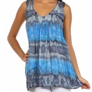 Boho Ocean Breeze sleeveless tunic
